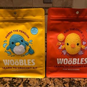 Woobles Crotchet Kits 2 Penguin & Chick NEW